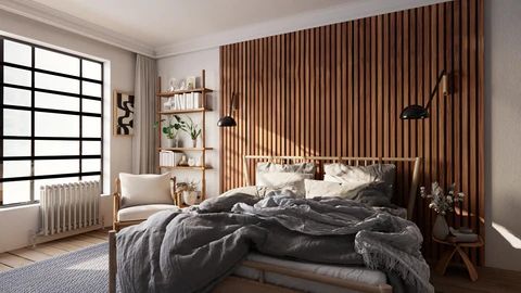 Wood Accent Wall Bedroom