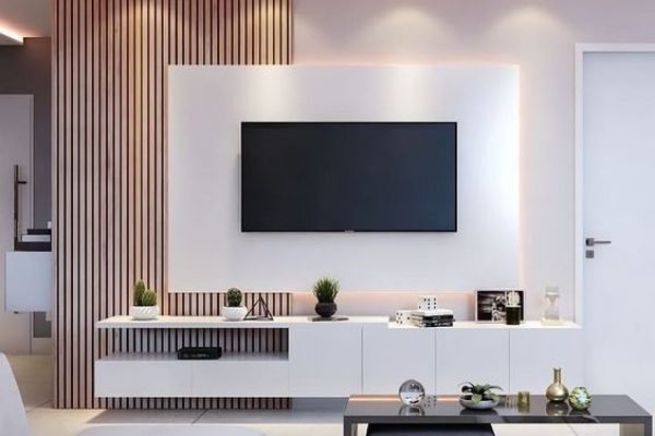 Glossy Wall TV Unit Design ​